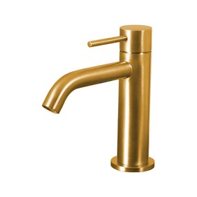 Фото RU620EXX AQUAELITE смеситель для раковины Metal 316  Золото шлифованное, PVD 61Q