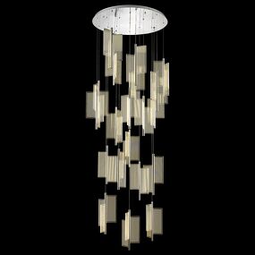 Фото WE454.20.103 WERTMARK HEDDA светильник подвесной, LED, 20x24W, 3000K