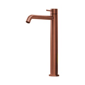 Фото RU621EXX AQUAELITE высокий смеситель для раковины Metal 316  Красная бронза шлифованная, PVD 17Q