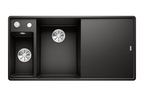 Фото Blanсo AXIA III 6 S-F SILGRANIT  черный чаша слева, доска ясень c кл.-авт. InFino®