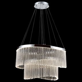 Фото WE465.02.103 WERTMARK HELMA светильник подвесной, LED, 2x76+54W, 3000K