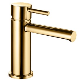 Фото 493111XX Palazzani Digit смеситель для раковины  Золото полированное, PVD 83
