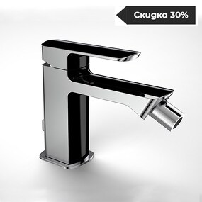 Фото 564011XX Palazzani Mis смеситель для биде  Хром/Чёрный