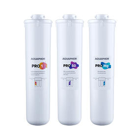 Фото Аквафор Комплект модулей сменных фильтрующих Pro1– Pro50 – ProMg