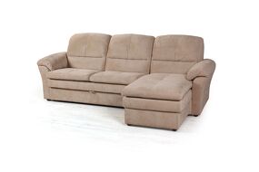 Фото Top concept Diamante диван-кровать с шезлонгом велюр бежевый
