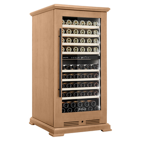 Фото Meyvel Винный холодильник (шкаф) компрессорный MEYVEL MV99PRO-KBT2 (Натуральный бук)
