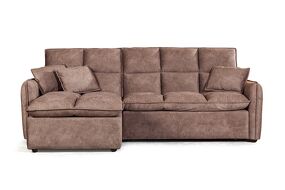 Фото Top concept Rio диван-кровать с шезлонгом, замша camel