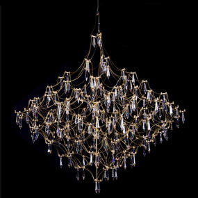 Фото 10259/1200 Gold Asfour Подвесной светильник LOFT IT Mira