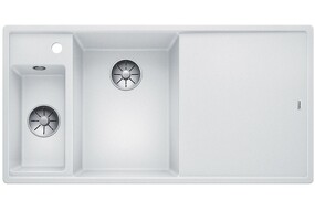 Фото Blanсo BLANCO AXIA III 6 S белый чаша слева, доска стекло c кл.-авт. InFino®