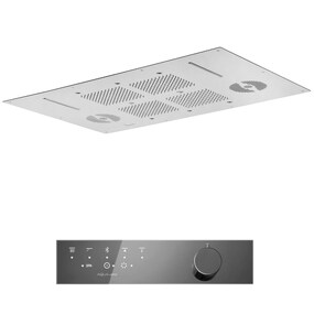Фото KT035AXX AQUAelite SPA Home верхний душ потолочного крепления с 4-мя режимами, 850x540 мм  Полированная нержавеющая сталь 02Q