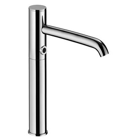 Фото 12E55210 Palazzani Idrotech высокий электронный смеситель для раковины,  6V  Хром 10/01Q